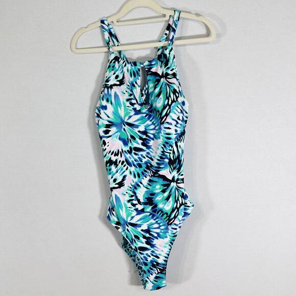 Tommy Bahama  Island Cays Monarch Reversible One-Piece Swimsuit Women's Size M - Picture 3 of 5